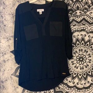 Dressy black Calvin Klein shirt!